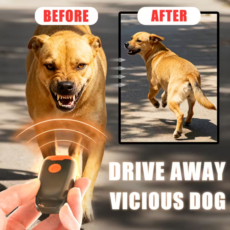 Professional Dog Outdoor Safety Device, Effectively Disperses Aggressive Dogs, One-Button Activation, Suitable for Dogs of All Sizes, Barking Control Device, Powerful Dog Repelling Effect